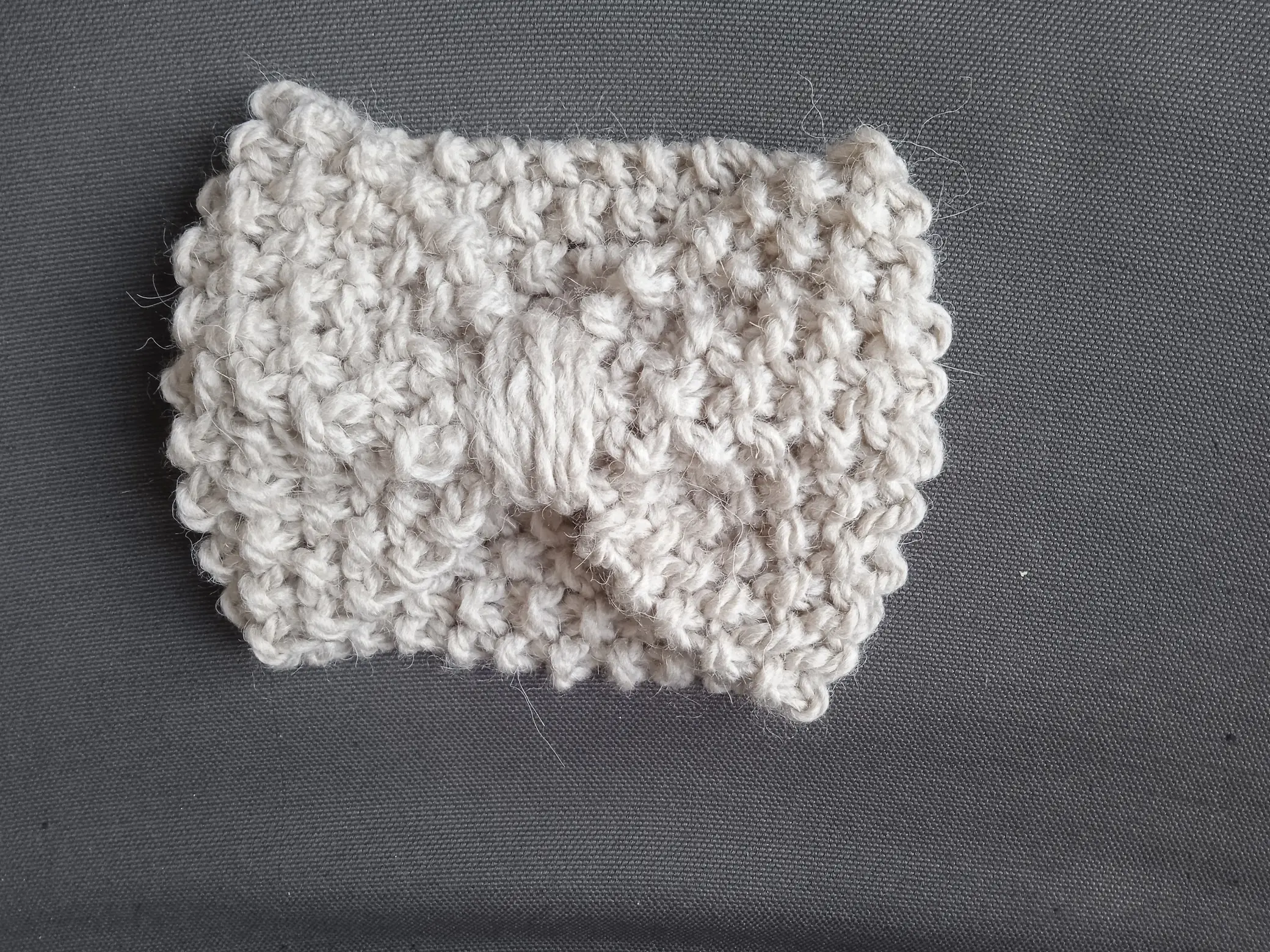headband blanc gris pt de riz