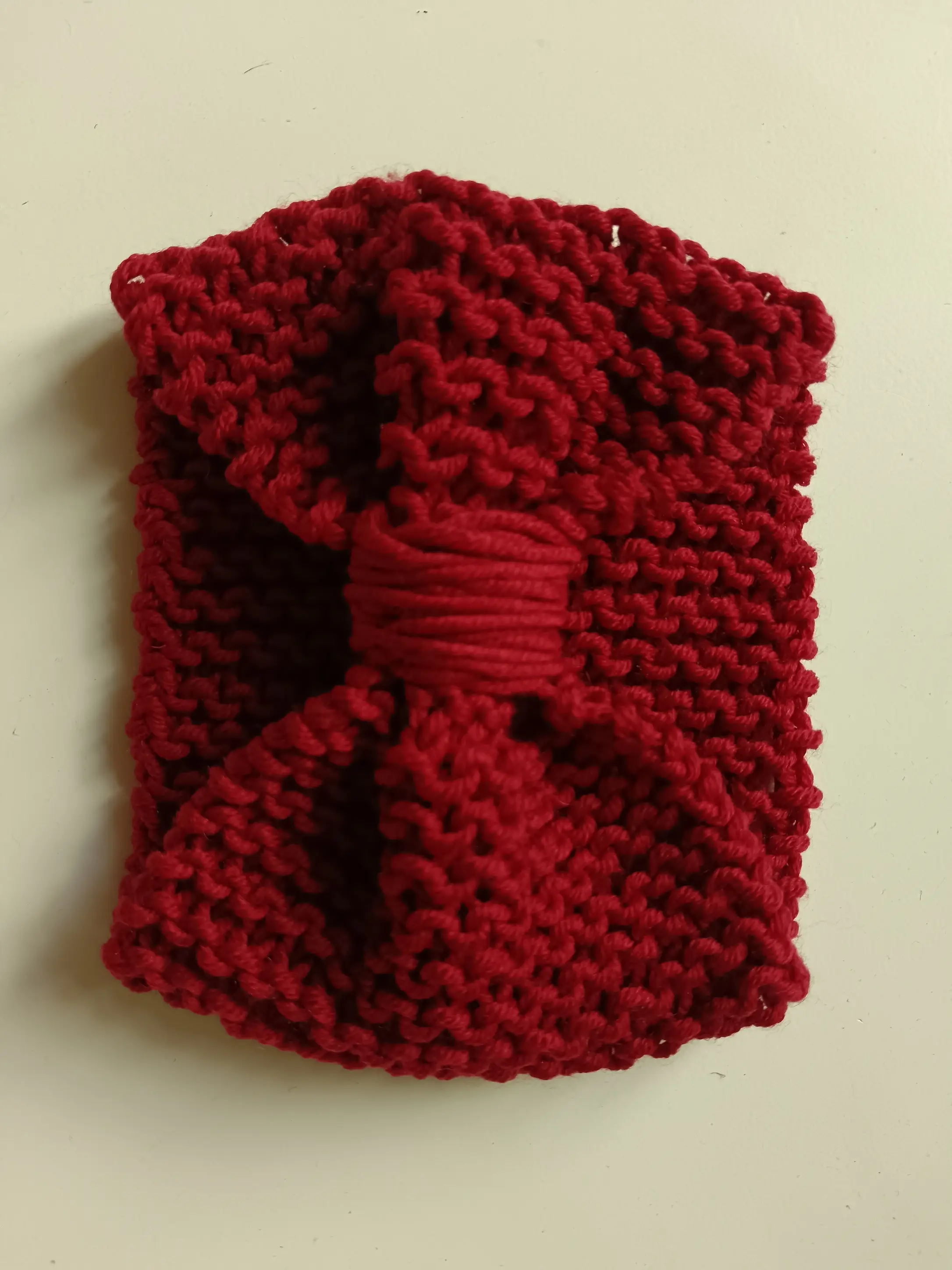 headband rouge mousse